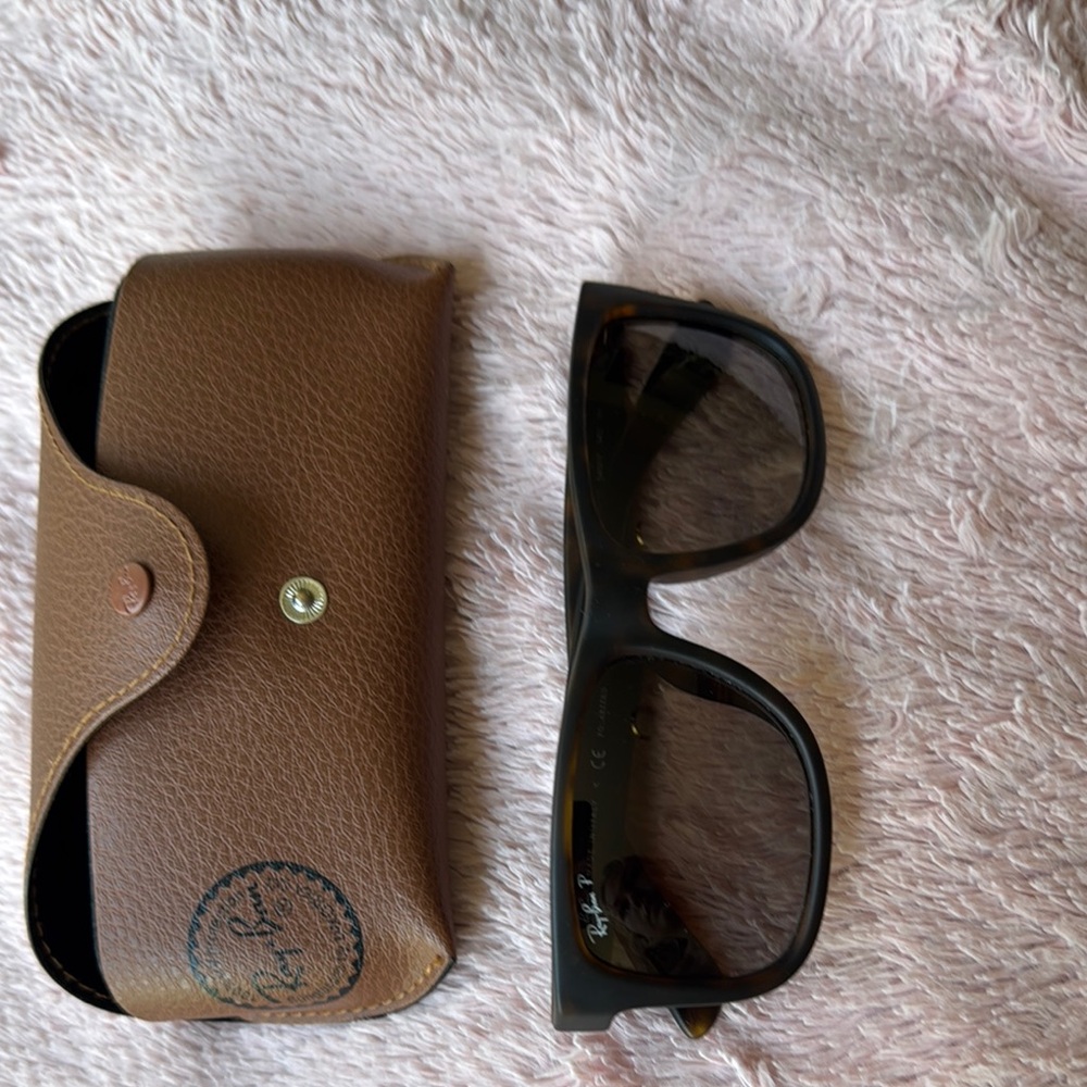 Ray-Ban Black + Brown Sunglasses